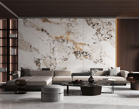 1200X2400 Sintered Stone Slabs  Marble Look Porcelain Tile Big Size