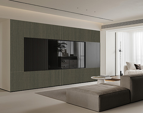 Interior Decoration Carbon Crystal  Wall Panel Chipboard