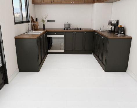 400x400 Rustic Polished Glazed Porcelain Tiles Floor Wall Luxury