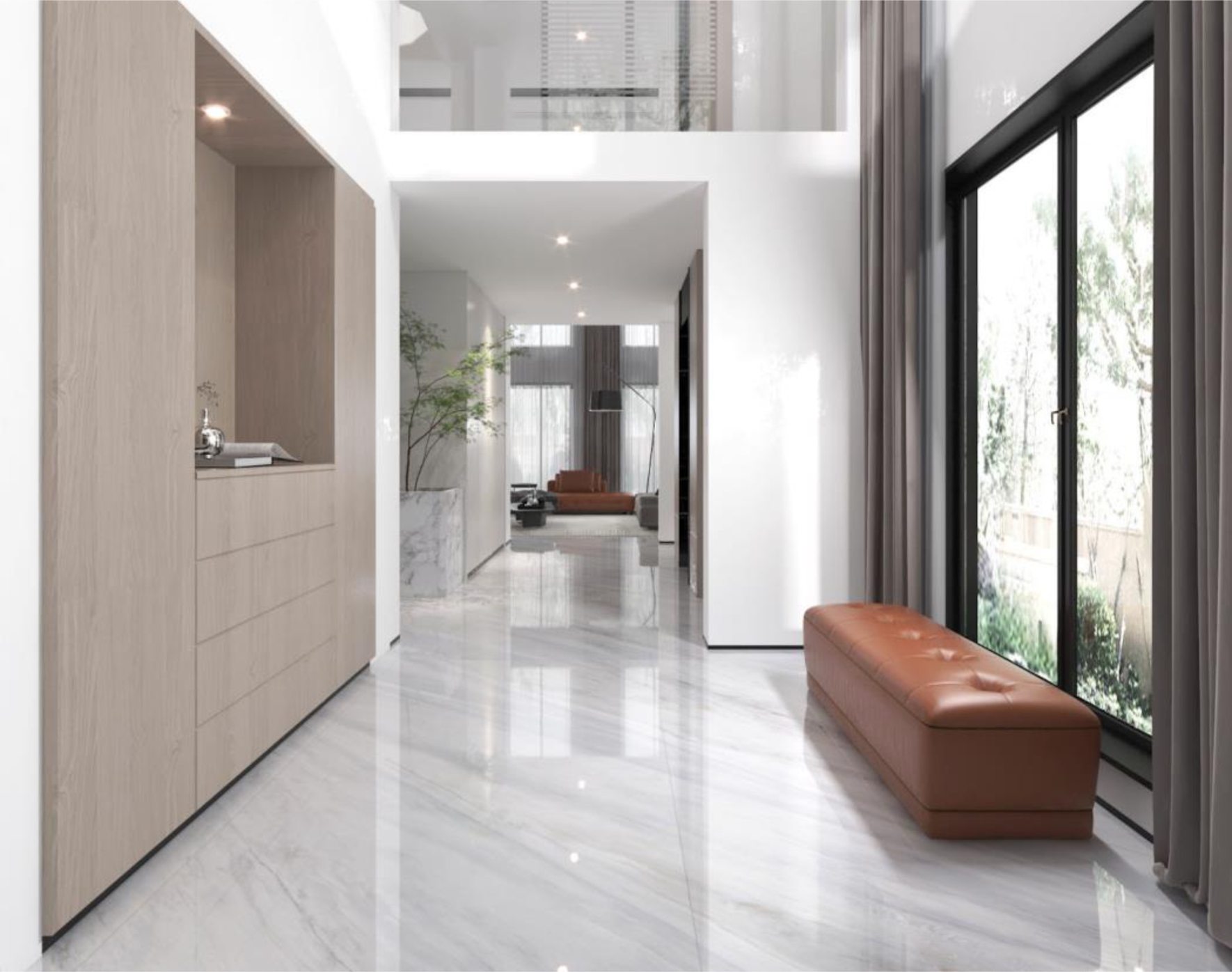 1200X2400 Sintered Stone Slabs  Marble Look Porcelain Tile Big Size