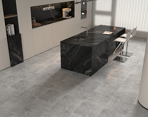 400x400 Rustic Polished Glazed Porcelain Tiles Floor Wall Luxury