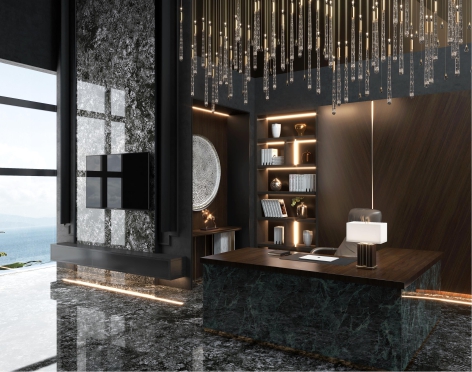1600X3200 Sintered Stone Slabs  Marble Look Porcelain Tile Big Size