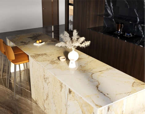 1600X3200 Sintered Stone Slabs  Marble Look Porcelain Tile Big Size