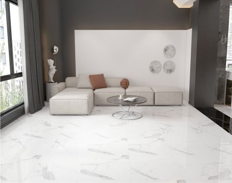 600x600 Marble Polished Glazed Porcelain Tiles Floor Wall Luxury