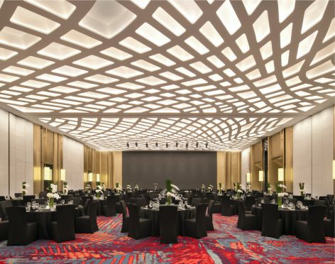 Metal Texture Interior Decoration Carbon Crystal  Wall Panel Chipboard