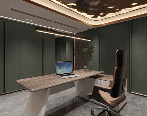 Wooden Interior Decoration Carbon Crystal  Wall Panel Chipboard