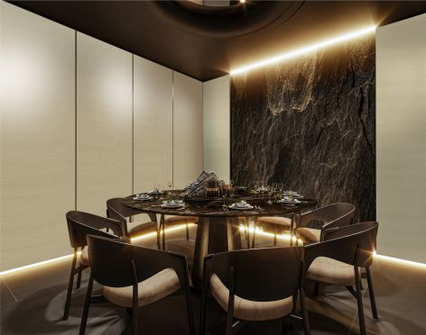 Fabric Texture Interior Decoration Carbon Crystal  Wall Panel Chipboard