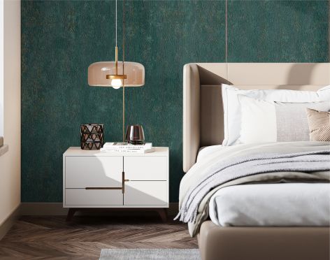 Fabric Texture Interior Decoration Carbon Crystal  Wall Panel Chipboard