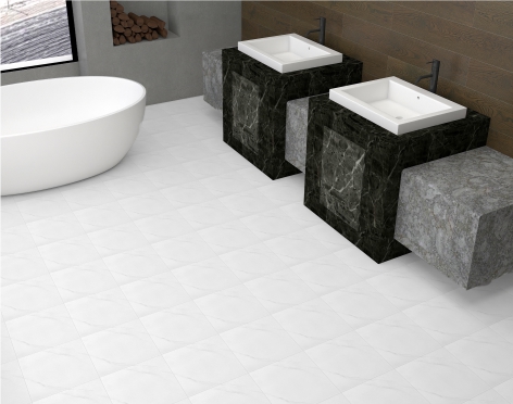 300x300 Rustic Polished Glazed Porcelain Tiles Floor Wall Luxury