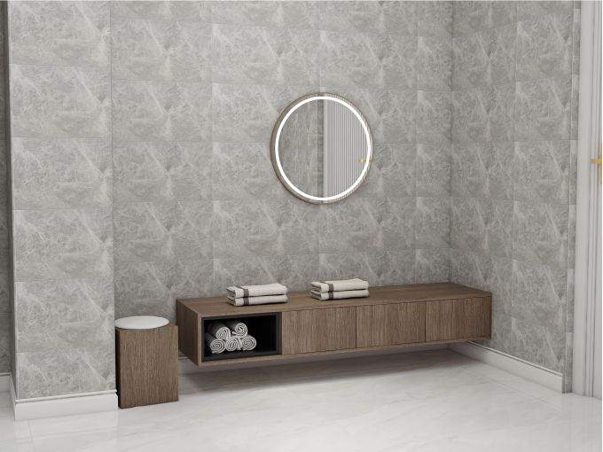 300x600 Rustic Polished Glazed Porcelain Tiles Floor Wall Luxury