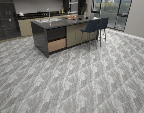 400x400 Rustic Polished Glazed Porcelain Tiles Floor Wall Luxury