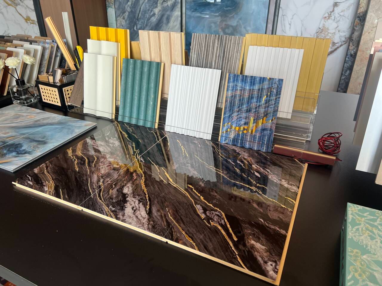 WPC Fluted Wall Panels in Living Rooms, Bedrooms and Offices