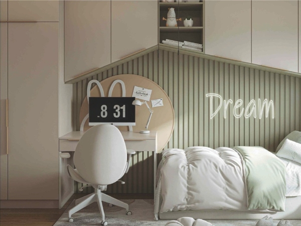 The Application of Fluted Wall Panels in the Bedroom