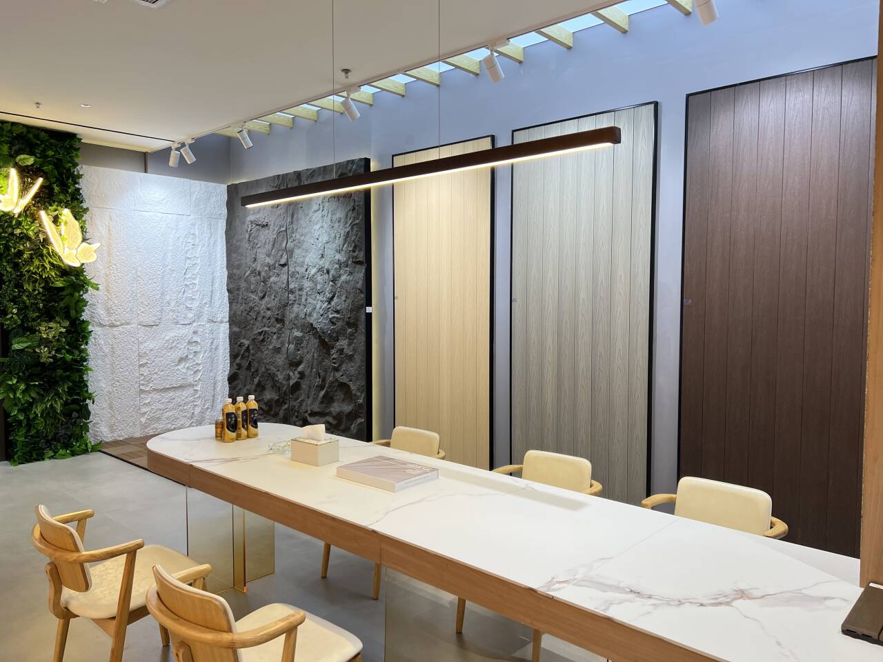 WPC flooring and PU stone