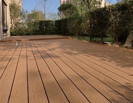 WPC Plastic Composite Floor Garden Wood Grain Outdoor