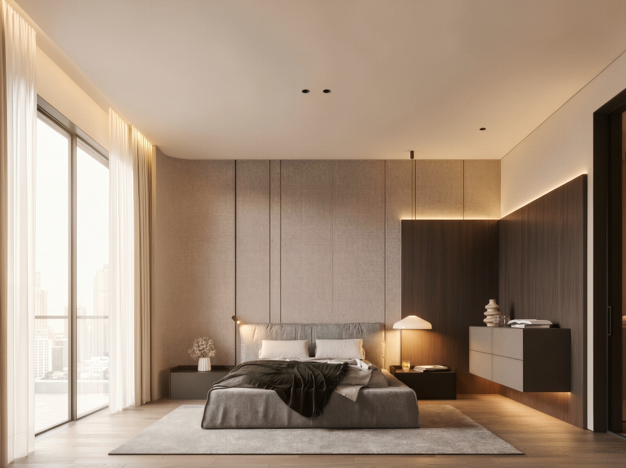 Wooden Wall Panels for a Warm, Cozy Bedroom Wooden Wall Panels for a Warm, Cozy Bedroom