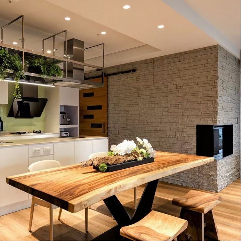Applications of PU Stone indoors