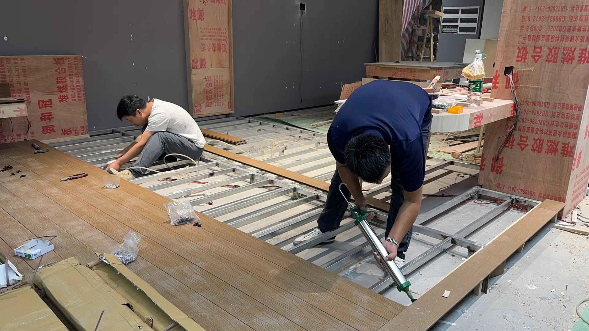 WPC Flooring Construction