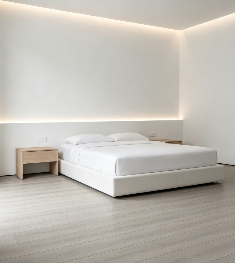 Application of SPC Flooring in Bedroom