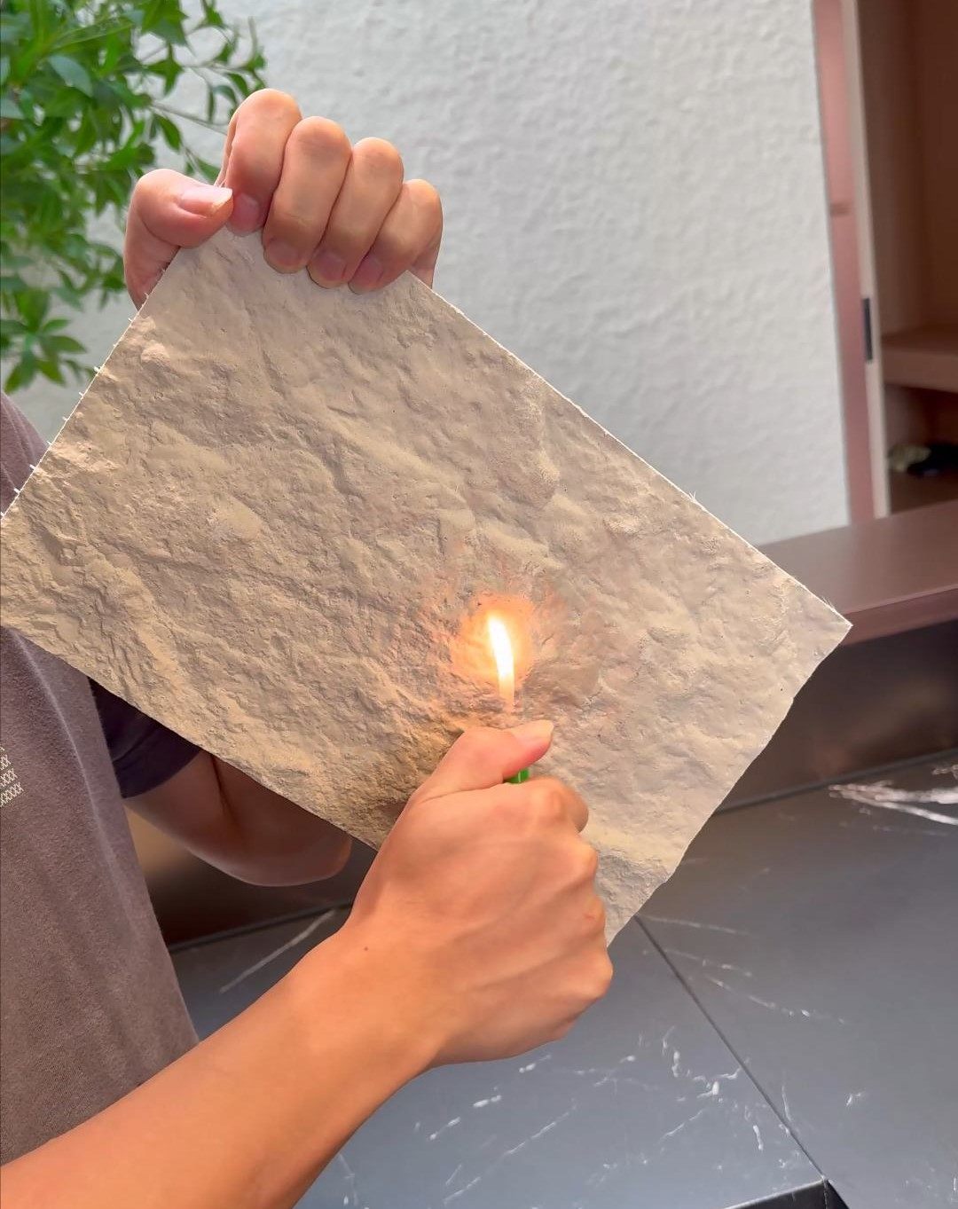Flexible Stone has fire-resistant properties
