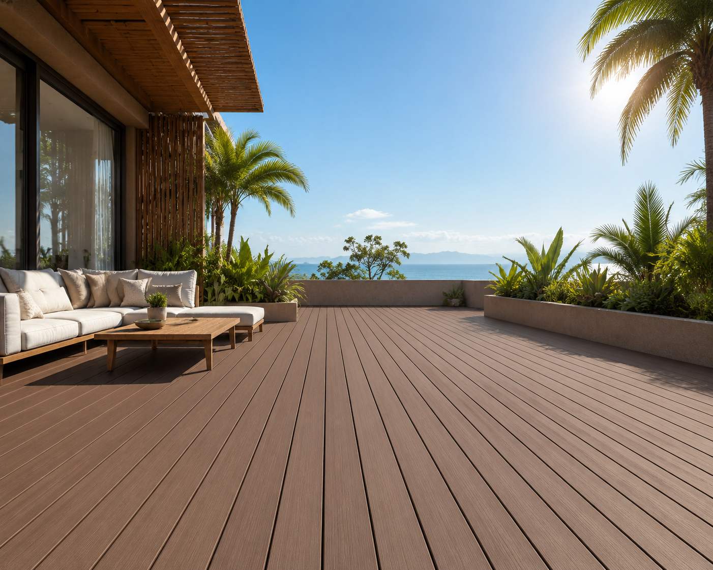 Use of WPC Flooring for Resort Decks