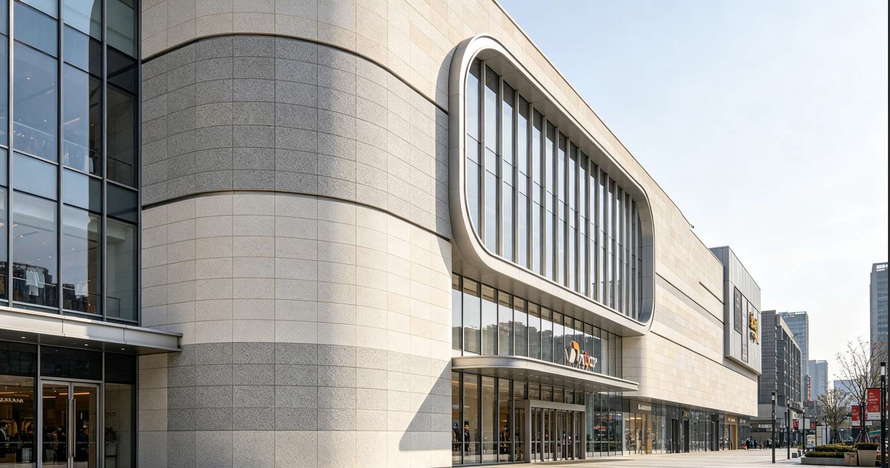 Application of Flexible Stone in Curved Walls