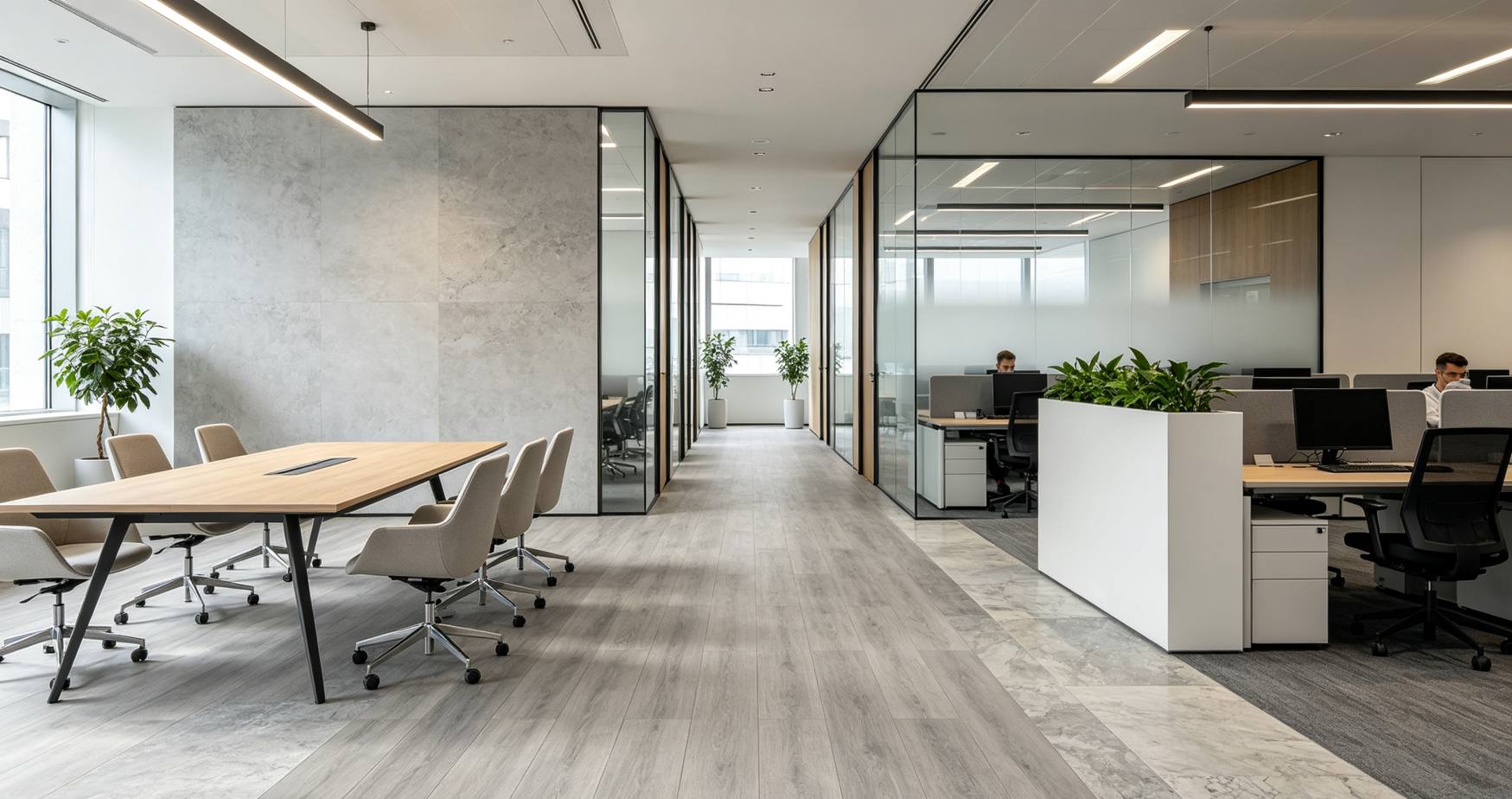 Application of SPC Flooring in Office Areas