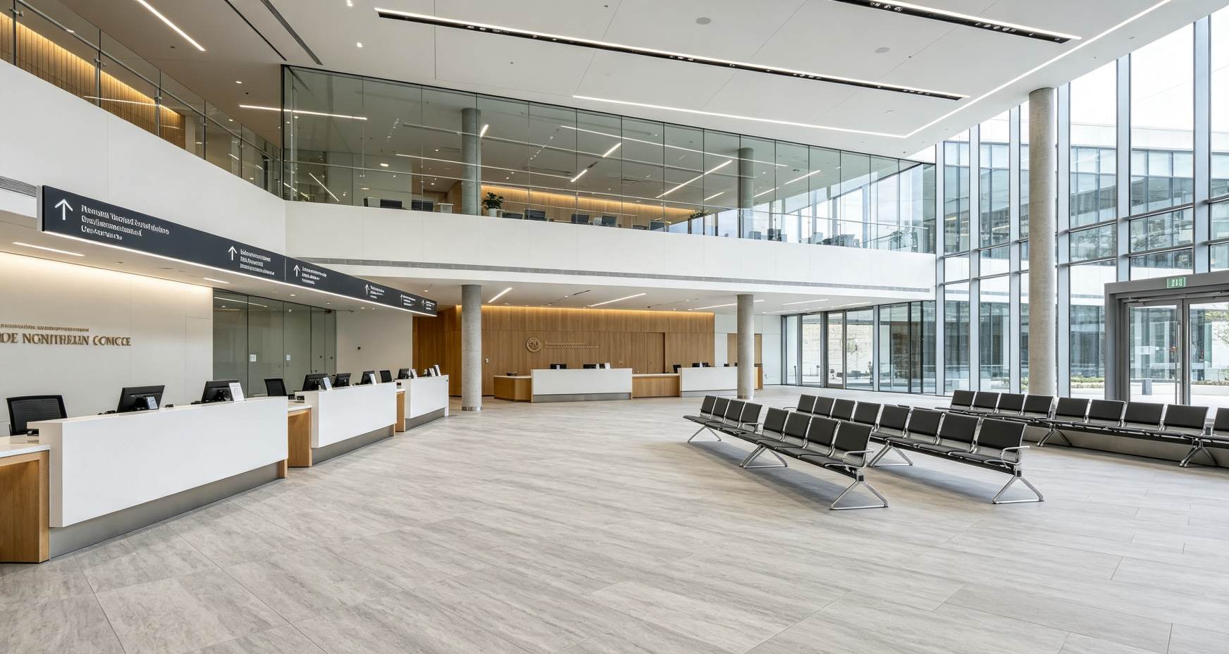 Application of SPC Flooring in the Lobby