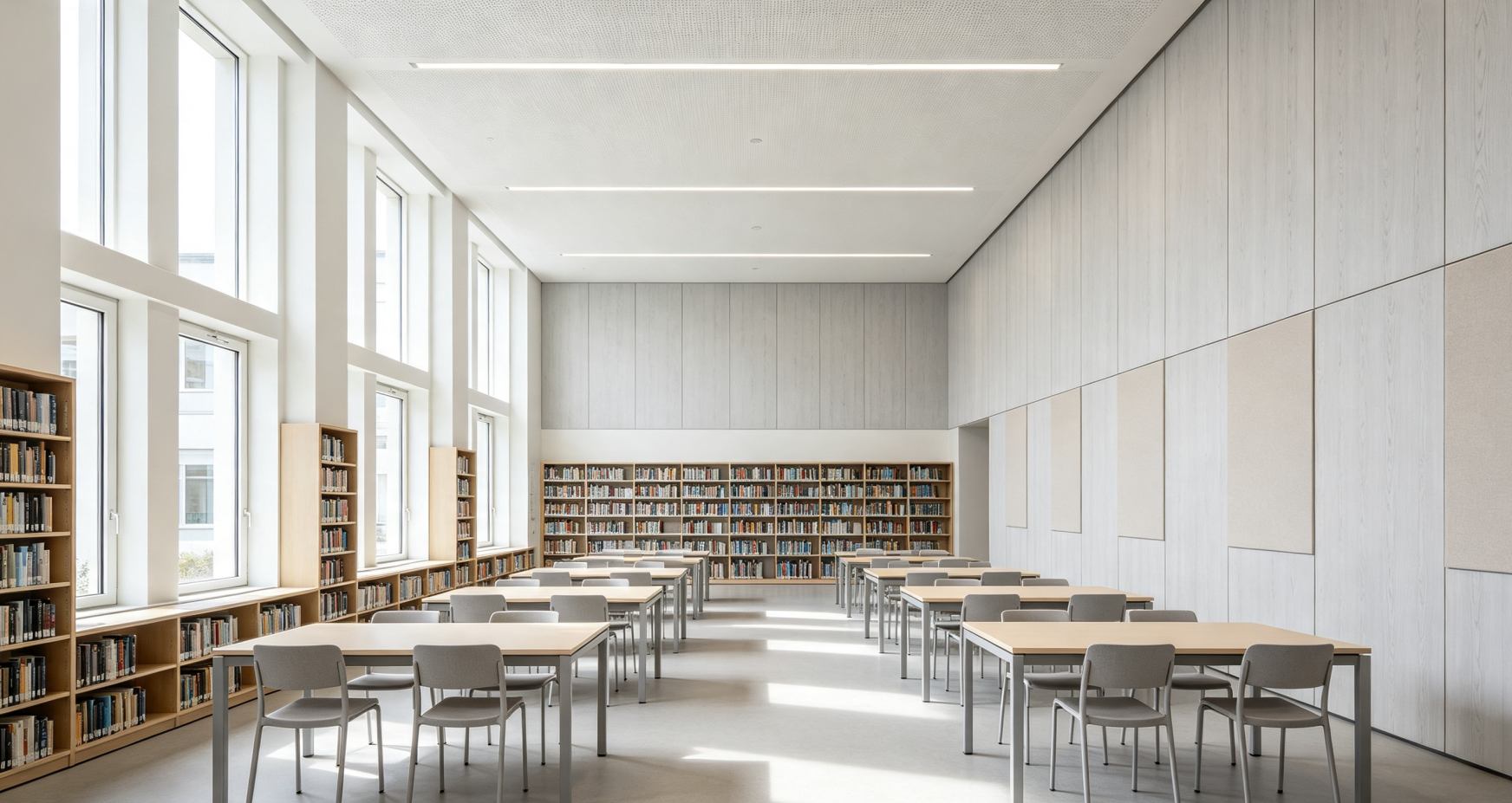Application of Wall Panels in Libraries
