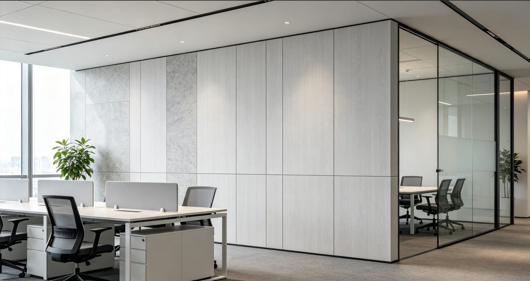 Application of Wall Panels in Offices