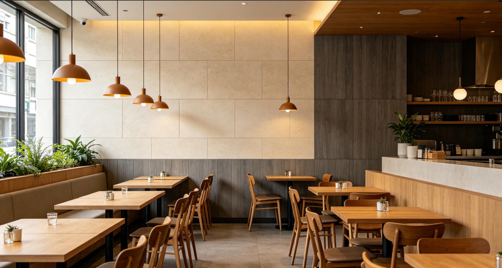 Application of Wall Panels in Restaurants