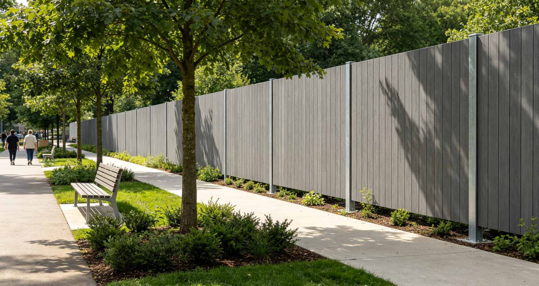 Use of WPC Fencing in Streetscapes