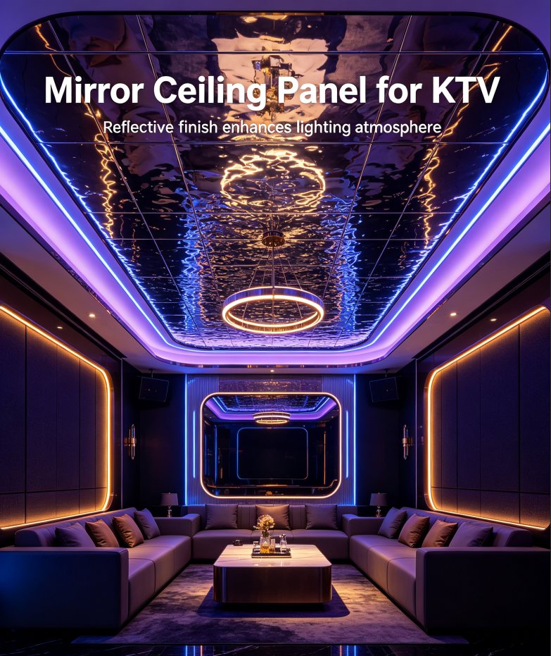 Mirror Ceiling Panel for KTV
