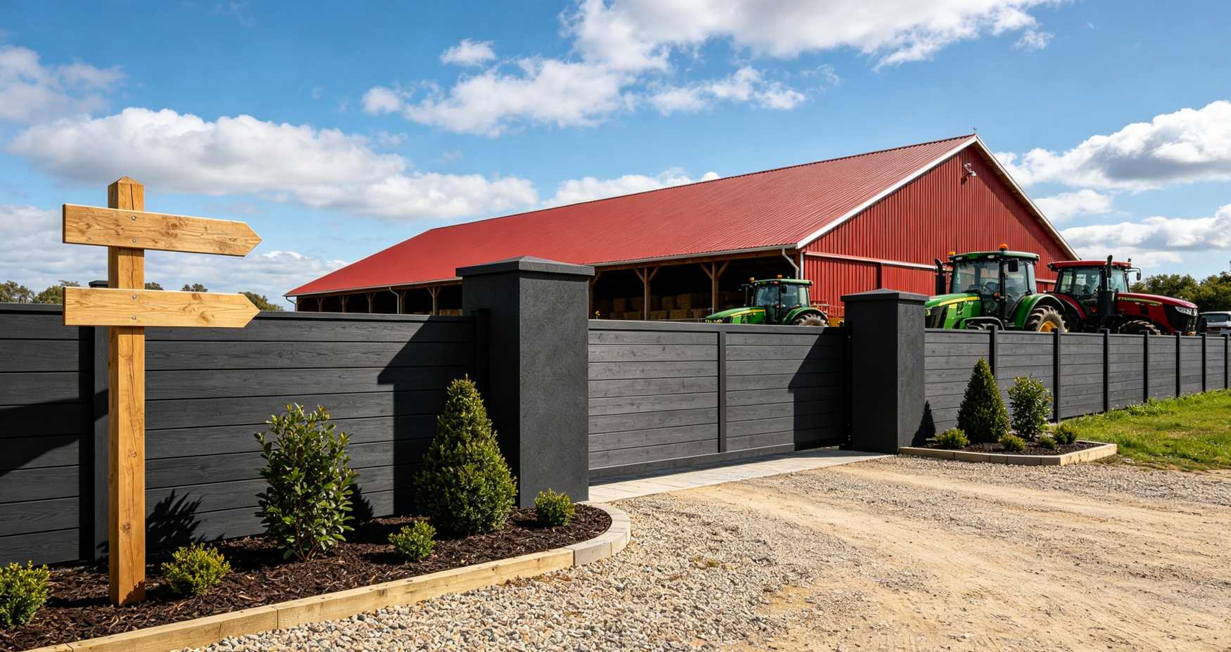 WPC Outdoor Fences for Privacy Protection